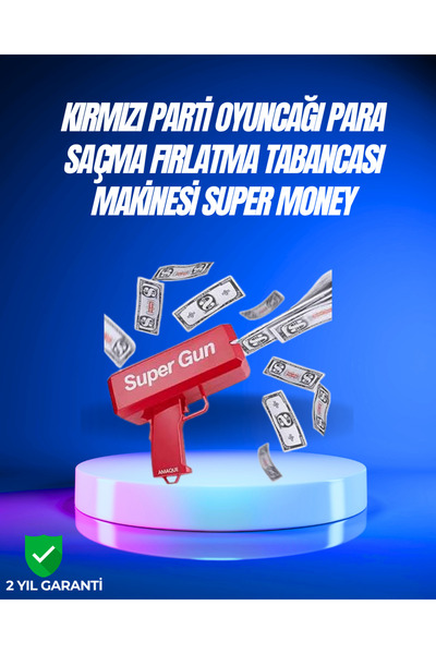 AyrStore AA Pil ile Çalışan, Kolay Kullanımlı Kâğıt Fırlatıcı Oyuncak