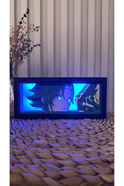 Yubi Design Xiao , Genshin Impact - Işık Kutusu, Gölge Kutusu, Anime, Light Box