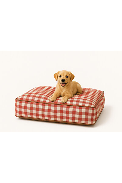 THE IVY CONCEPT STORE Cherry Field Kırmızı Beyaz Pötikareli Köpek - Kedi Yer ...