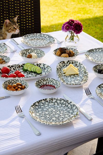 Le murano Wild 14 Piece Breakfast Set for 6 People