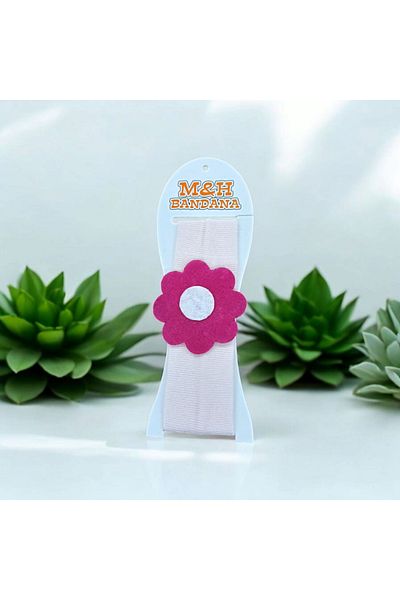 ÖZKARDEŞLER BABY Özkardeşler Baby Baby and Child Bandana with Daisy