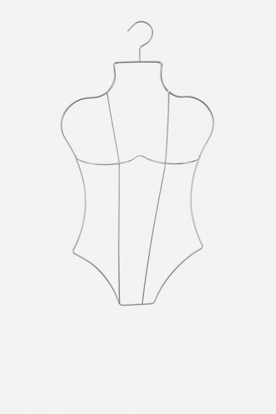 DİYAR DİZAYN DYR 1 bucată de umeraș pentru costum de baie din metal cromat