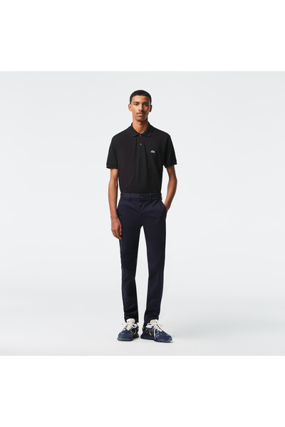 Lacoste بنطلون رجالي كلاسيكي جديد بقصّة Slim Fit من القطن المرن - HH2661-00-HDE