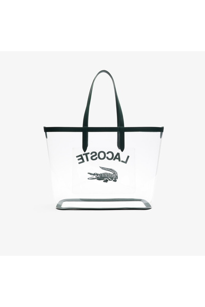Lacoste حقيبة آنا كبيرة شفافة محببة - NF4930AS-Q67
