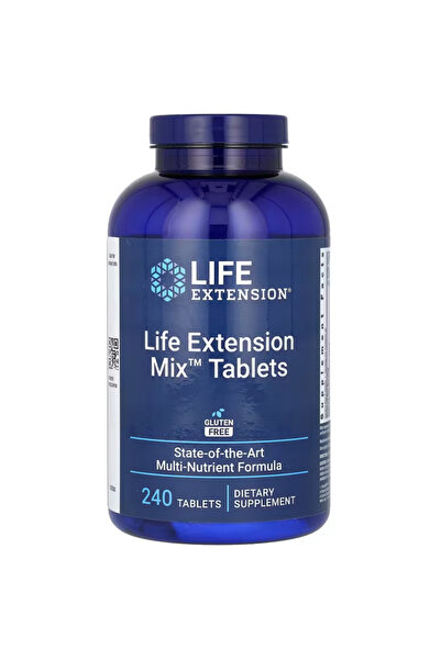 Life Extension Mix Tablets, high-Potency, Advanced Vitamin, Mineral, Fruit & ...