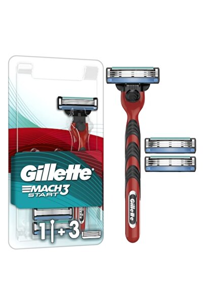 Gillette Aparat de ras Mach3 Start + 2 rezerve