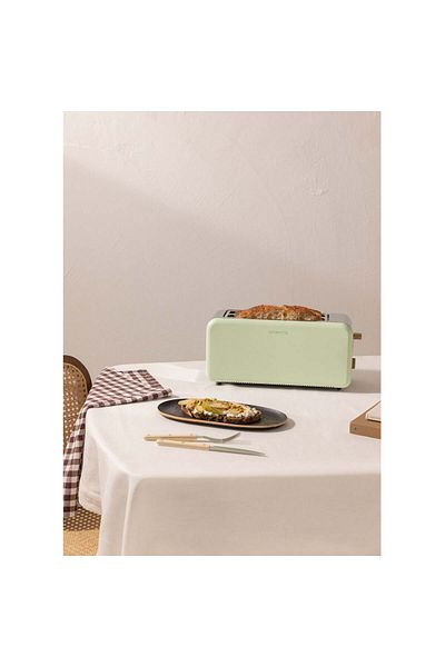 Create Toaster, CREATE, Retro XL, 2 slices, pastel green