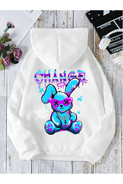 Tarzsokak الأرنب الأبيض الرسوم المتحركة Crewneck