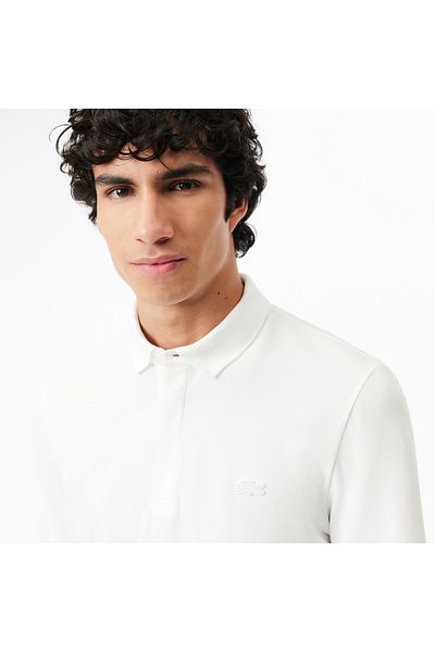 Lacoste قميص بولو باريسي مطاطي بقصّة عادية - PH2481-00-001