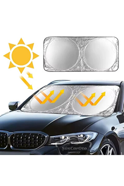 ŞüsCarOto Aksesuar Parasolar frontal pliabil premium pentru mașină, parasolar...