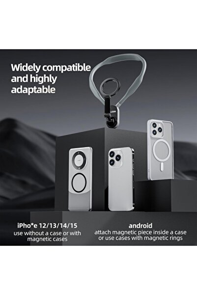 TELESIN Magnetic Neck Phone Holder POV/Vlog Mount (Grey)