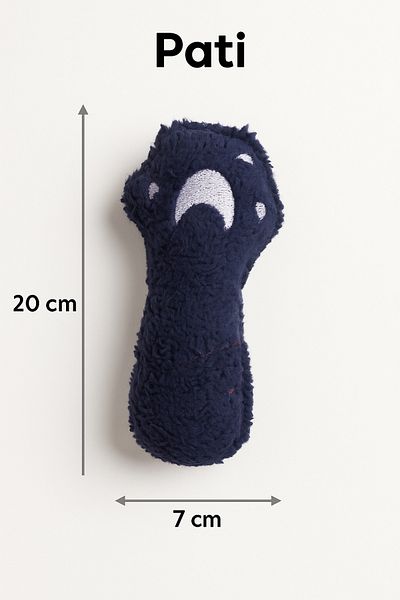 Lazy Paws Cat Toy Interactive with Catnip and Bell, Stress Reducing, Relaxing Playmate - Paw
