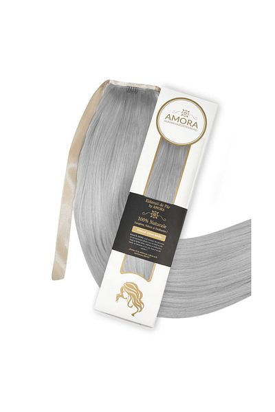 Amora Extensii Coada De Lux Silver Gray GRAY 75cm
