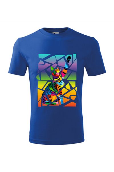 Malfini Tricou Copii, personalizat "High Five Cat",