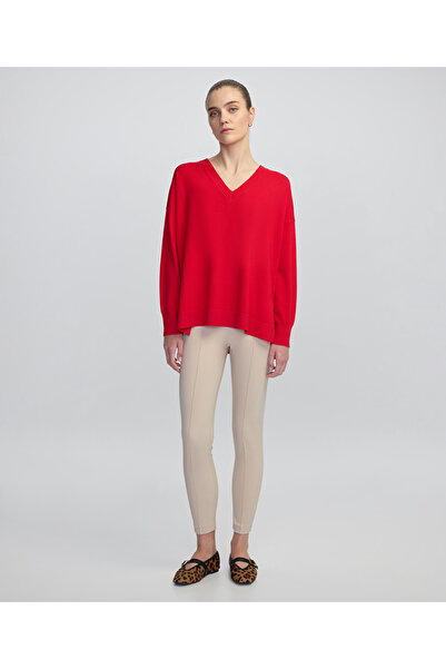 MISS IPEKYOL V yaka basic triko