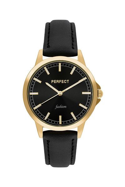 PERFECT Women's Black Quartz, MIYOTA 2035