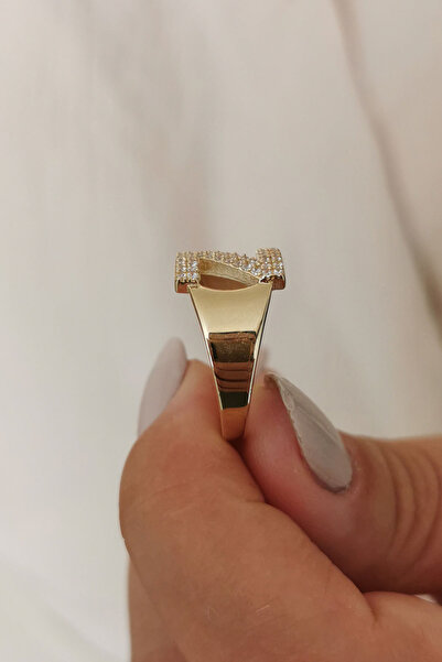 Aslı Gold Altın Taşlı Z Harf Yüzük