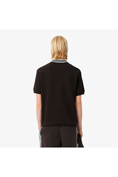 Lacoste French Made Classic Fit Stripe Collar Polo Shirt - PH5421-00-SKB