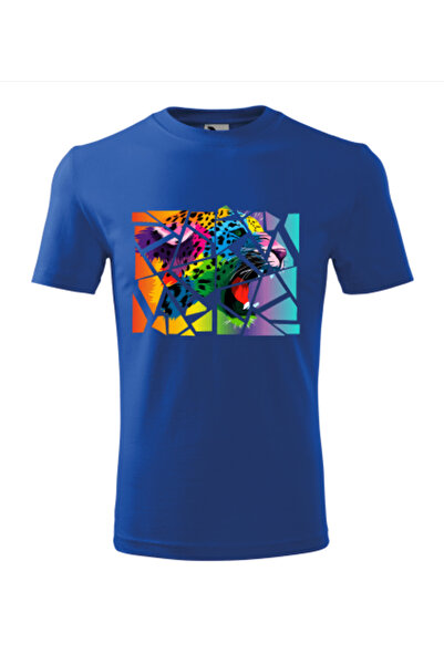Malfini Tricou copii, personalizat "Snarling Leopard",