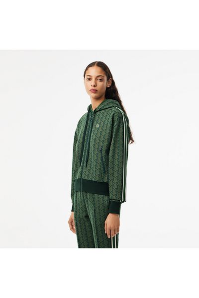 Lacoste Jacquard Monogram Hoodie - SF7606-00-ICL