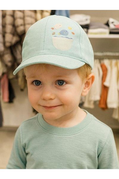 Zekids Baby Boy Fish Patterned Hat for Ages 1-3