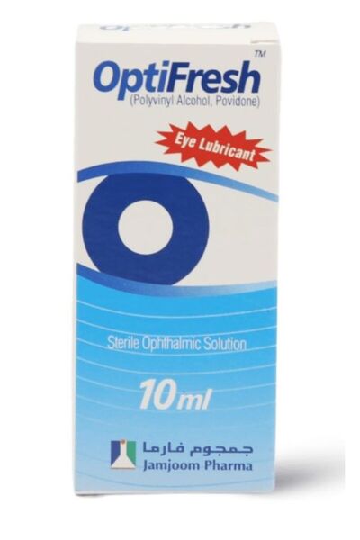 JAMJOOM PHARMA Optifresh, Drops, Eye Lubricant, Reduce Dryness 10 Mlاوبتيفريش،مرطب للعين، يخفف جفاف العين - 10 مل