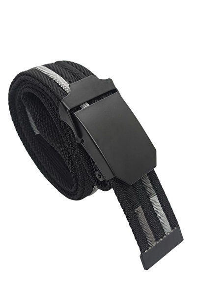 Deribond 3 Τεμάχια Μαύρη Ανδρική Ζώνη Palaska Style