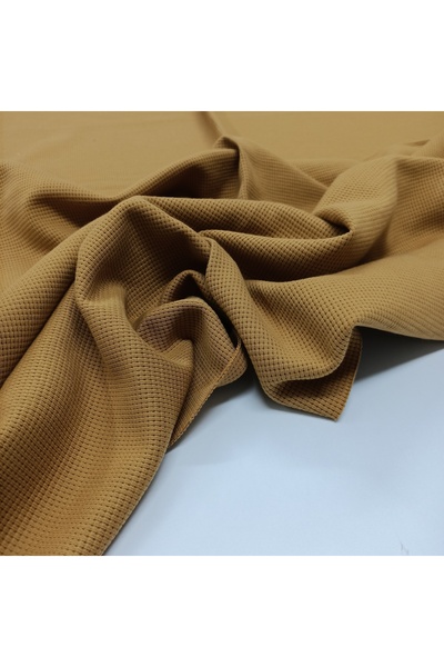Kaf Kumaş din material subțire  Tesatura Waffle |   bumbac 100% |   muștar