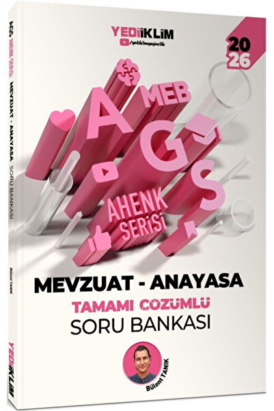 Yediiklim Yayınları 2026 MEB AGS Ahenk Serisi Mevzuat Anayasa Tamamı Çözümlü ...