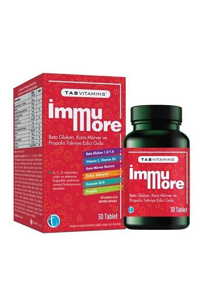 Tab İlaç Tabvitamins Immumore 30 Tablets