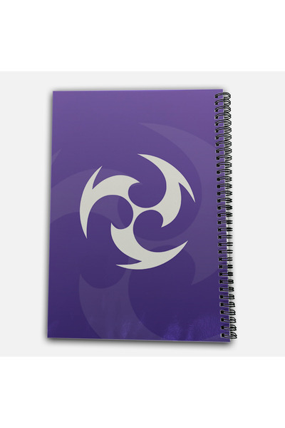 Define Moyas Genshin Impact Clorinde Checkered A4 School Notebook 72 Sheets Model 1