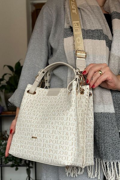 POLO BAG Genți de umăr pentru femei Just Polo originale, potrivite pentru utilizare zilnică, de mărime medie și de dimensiuni mari, cu curele late