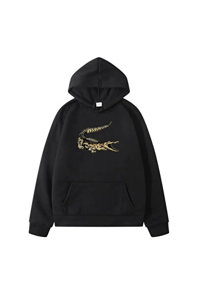 Tarzsokak Imprimeu nou cu crocodil de culoare neagră