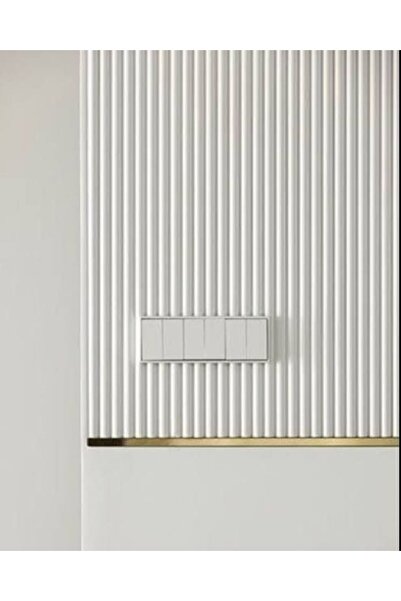 AGT AKYÜREK STORE LB 2200 Y MODEL SOFT TOUCH BEYAZ DEKOR PROFİL LAMBİRİ DUVAR PANEL DUVAR KAPLAMA