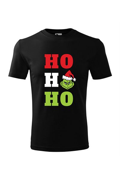 Malfini Tricou Copii, personalizat "Grinch Ho Ho Ho"