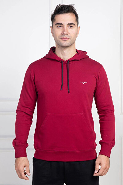 Mavelle Men's 100% Cotton Hooded Sports Model Large Size Bottom Top Pajamas Suit 2975