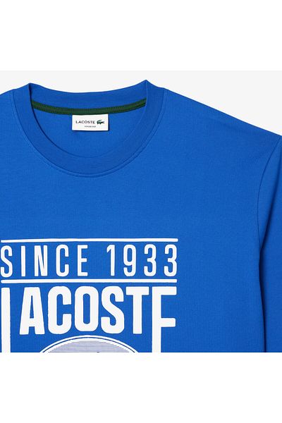 Lacoste Loose Fit Cotton Jersey Print T-shirt - TH7315-00-IXW