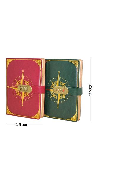 hediye sandalı Special Design Password Leather Notebook