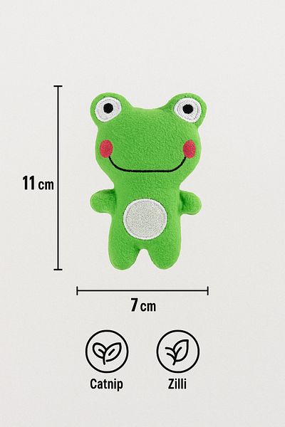 Lazy Paws Cat Toy Interactive with Catnip and Bell, Stress Reliever, Relaxing Playmate - Plush Strawberry