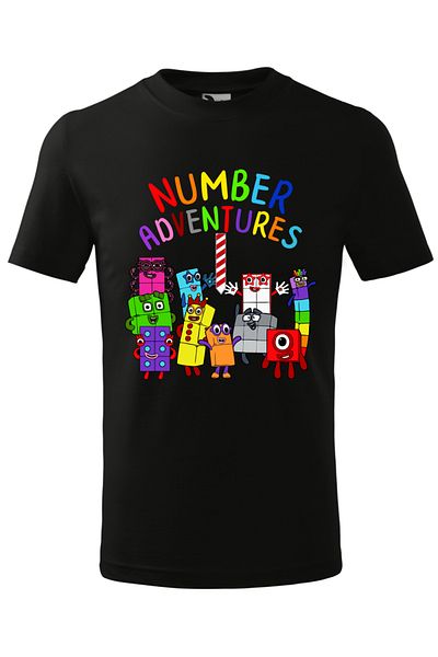 Malfini Tricou personalizat, "Numberblocks 3"
