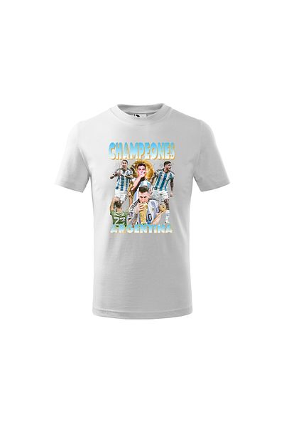 Malfini Tricou personalizat, "Argentina", Malfini, Bumbac 100%
