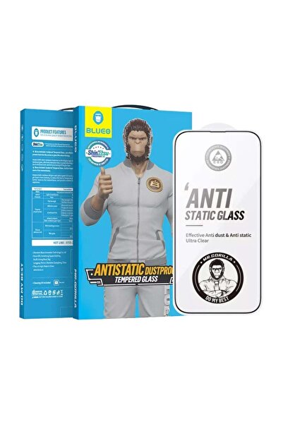 BLUEO Film for iPhone 14 Pro, Tempered Glass, Ultra HD, Anti-Static HD Glass, Transparent