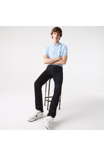 Lacoste بنطلون جينز رجالي ضيق من القطن المرن - HH2704-00-ML4