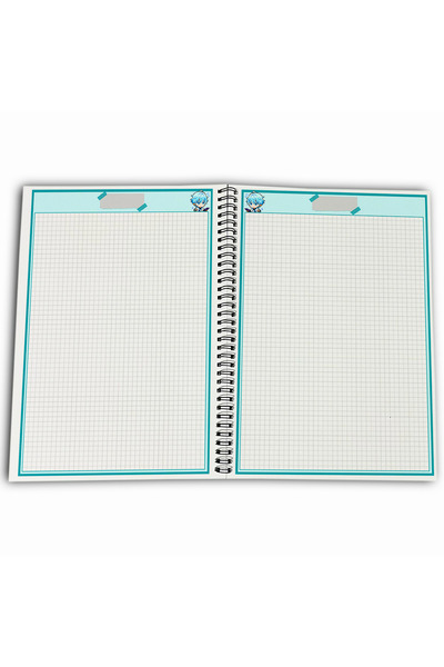 Define Moyas Genshin Impact Chongyun Checkered A4 School Notebook 72 Sheets Model 1