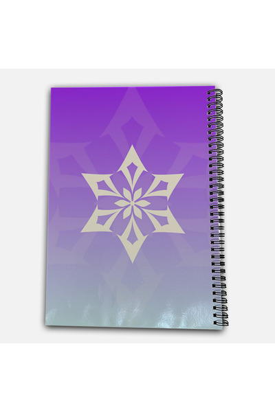 Define Moyas Genshin Impact Citlali Checkered A4 School Notebook 72 Sheets Model 1