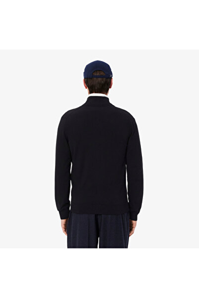 Lacoste Zipped High Neck Cotton Sweater - AH1957-00-031