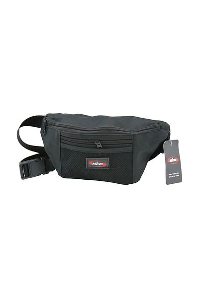 shopwave Freebek Waist Bag 3 Zipper Compartments + 1 Open Compartment with Net 10 X 11.5 X 25cm (5047)