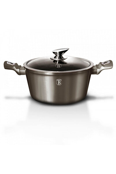 Berlinger Haus Cooking Pot with Lid 28 cm Carbon Metallic Line Berlinger Haus...