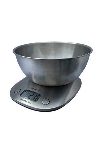 ESPERANZA Cântar de bucătărie, afișaj LCD, indicator baterie descărcată, indi...