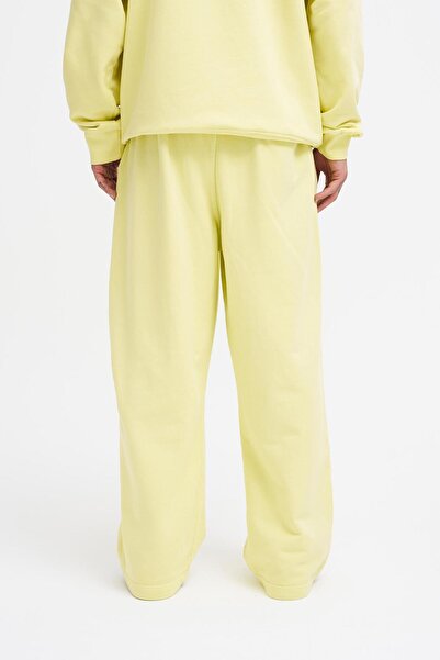 Machinist Мъжки измиваеми базови широки жълти панталони